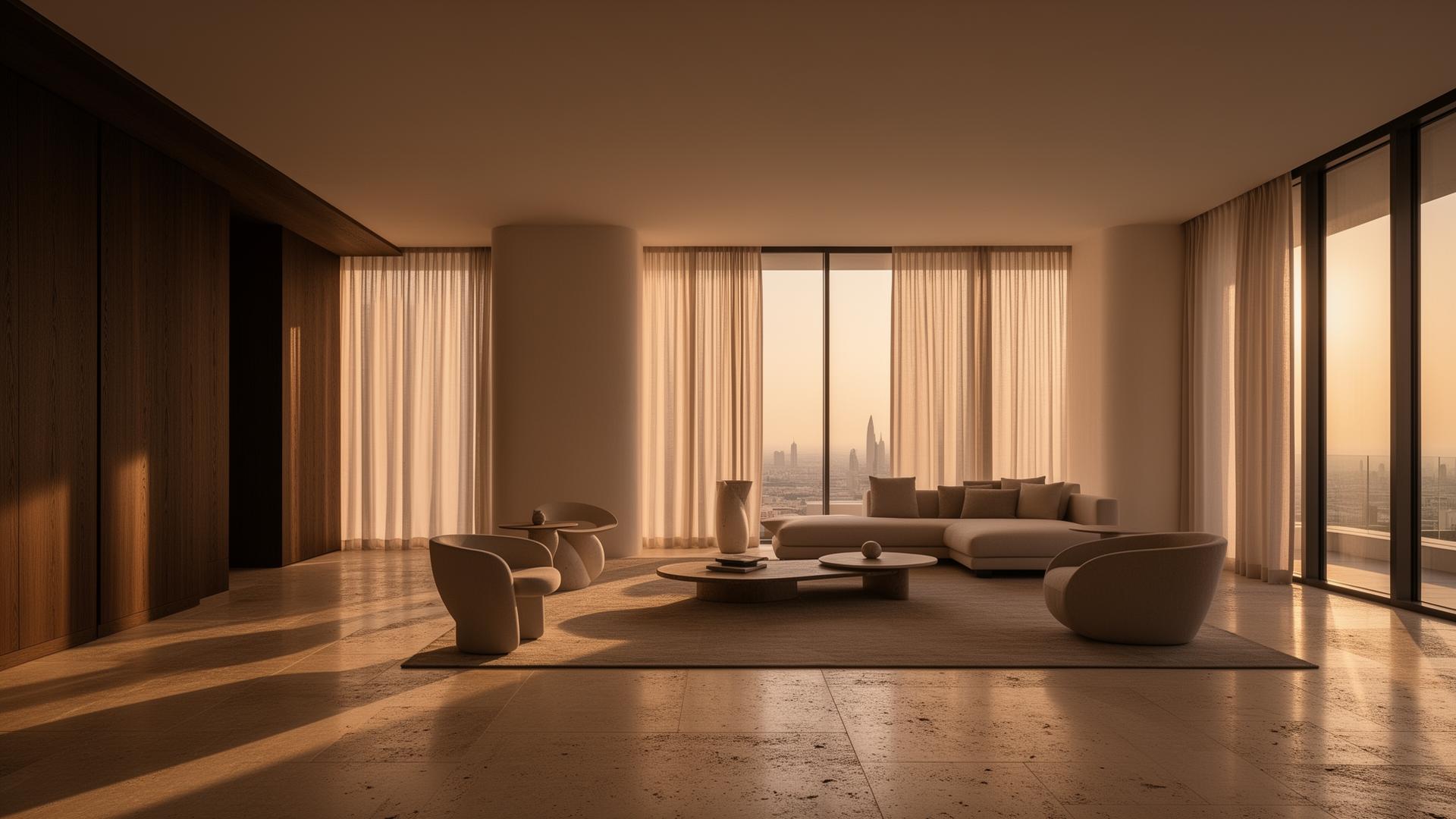 Luxury Dubai penthouse renovation by TMTS